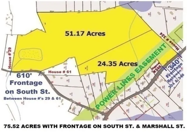 Photo 3 of Land for sale at Lots 7&8 Marshall St & South St, Paxton, MA 01612 | MLS# 73568403 | Listing updated on 2026-09-08