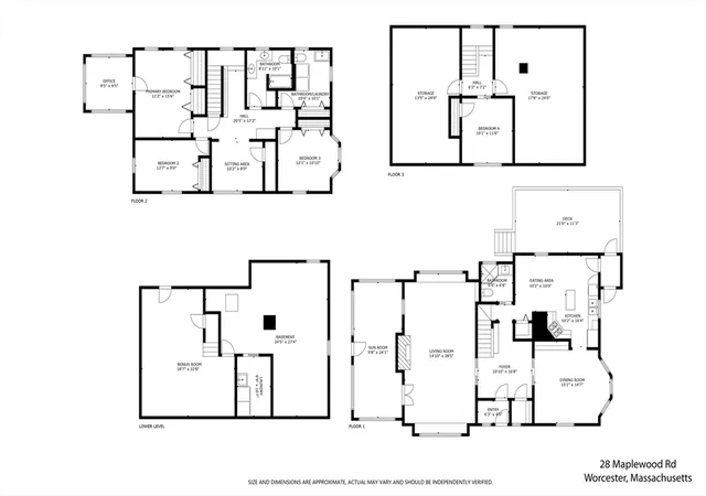 39th image of 28 Maplewood Rd, Worcester, MA 01602 | MLS# 73563104