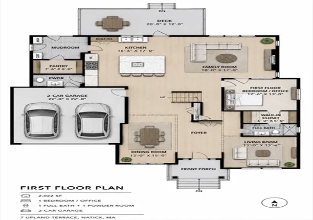 3rd image of 7 Upland Terrace, Natick, MA 01760 | MLS# 73546797