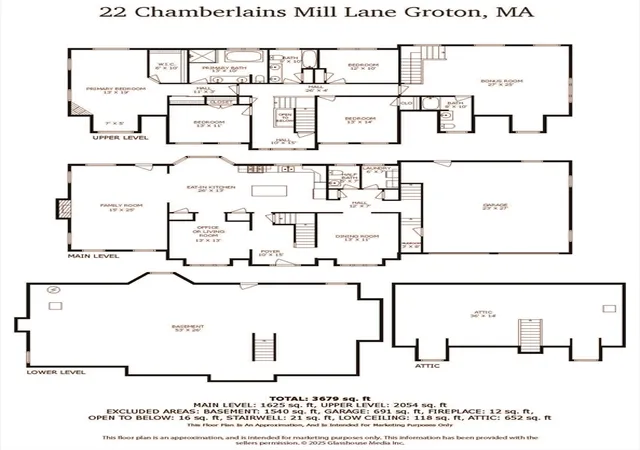 38th image of 22 Chamberlains Mill Ln, Groton, MA 01450 | MLS# 73554399