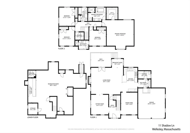 42nd image of 11 Shadow Ln, Wellesley, MA 02482 | MLS# 73552192
