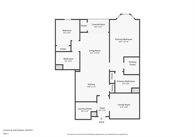 38th image of 1 Francis Dr #405, Andover, MA 01810 | MLS# 73551376