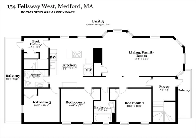 24th image of 154 Fellsway W #3, Medford, MA 02155 | MLS# 73552338