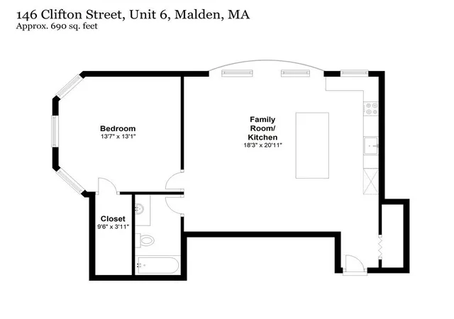 Homes for sale in Malden, MA | 146 Clifton Street #6, Malden, MA 02148 | MLS# 73547740