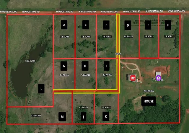 4th image of W Industrial, Tract M Rd, Guthrie, OK 73044 | MLS# 1145868