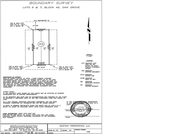 Photo 3 of Land for sale at 709 W Washington St, Crescent, OK 73028 | MLS# 1171936 | Listing updated on 2025-10-28