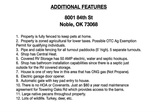 48th image of 8001 84th St, Noble, OK 73068 | MLS# 1175503