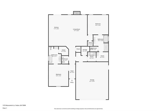 41st image of 1172 Monument Ln, Yukon, OK 73099 | MLS# 1187069