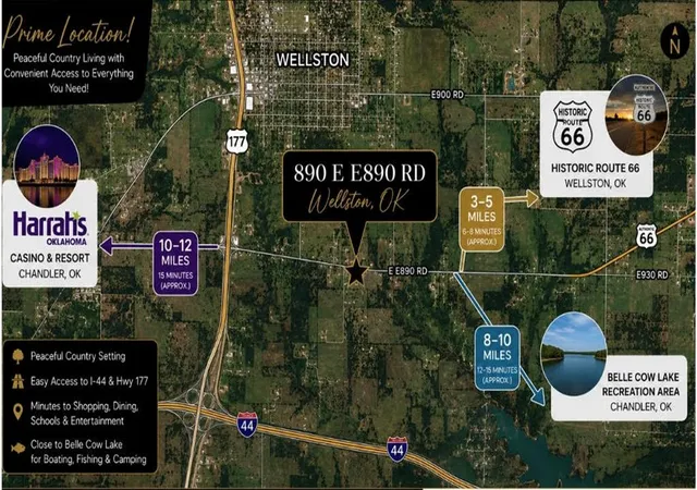 2nd image of 890 E E 890 Rd, Wellston, Ok 74881 Rd, Wellston, OK 74881 | MLS# 1194439