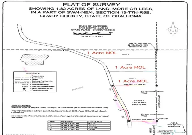 Photo 2 of Land for sale at 2460 County Road 1335, Blanchard, OK 73010 | MLS# 1198163 | Listing updated on 2026-02-20