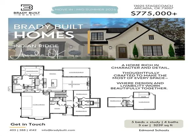 Photo 2 of Single family home for sale at 13025 Stagecoach Trl, Arcadia, OK 73007 | MLS# 1206750 | Listing updated on 2026-01-07