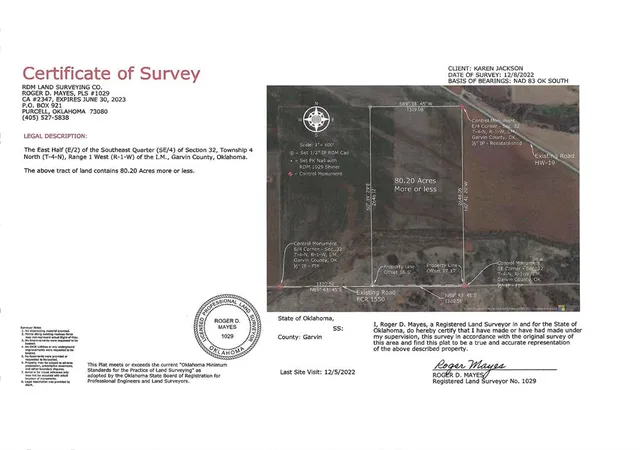 21st image of E County Rd 1550 Rd, Pauls Valley, OK 73075 | MLS# 1207691