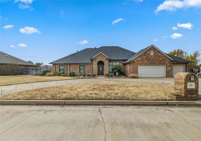 Photo 1 of Single family home for sale at 416 Fieldcrest Dr, Chickasha, OK 73018 | MLS# 1217923 | Listing updated on 2026-09-18