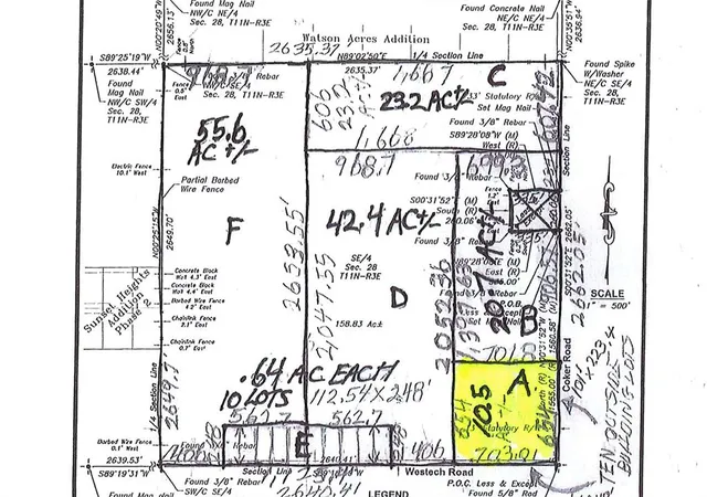 Photo 2 of Land for sale at 000 Westech And Coker Tract A Rd, Shawnee, OK 74804 | MLS# 1221523 | Listing updated on 2026-03-30
