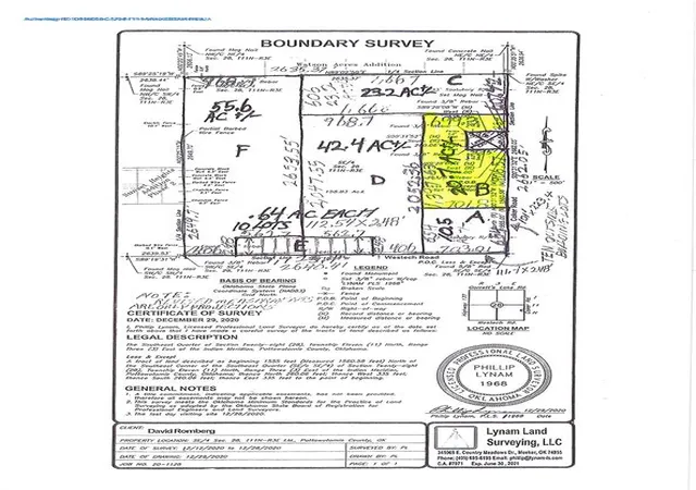 2nd image of 000 Westech And Coker Tract B Rd, Shawnee, OK 74804 | MLS# 1221524