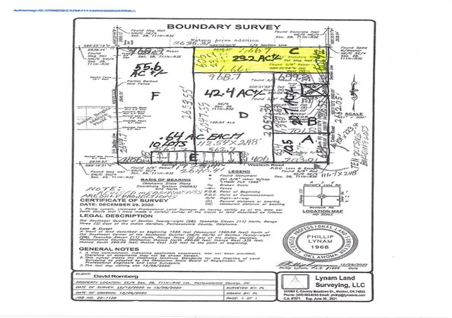 Photo 2 of Land for sale at 000 Westech And Coker Tract C Rd, Shawnee, OK 74804 | MLS# 1221527 | Listing updated on 2026-03-30