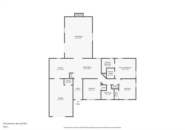 Homes for sale in Altus, OK | 319 Cameron Dr, Altus, OK 73521 | MLS# 1224964