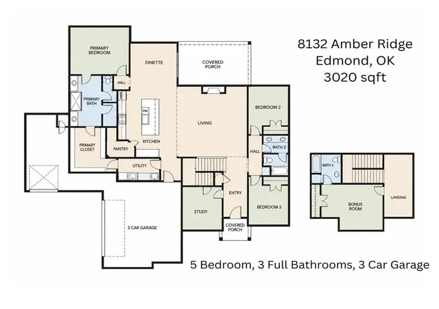 Photo 3 of Single family home for sale at 8132 Amber Ridge Dr, Edmond, OK 73034 | MLS# 1227771 | Listing updated on 2026-09-17