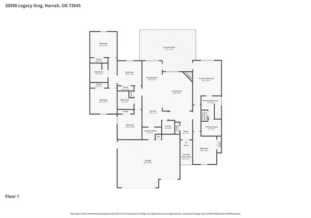 Homes for sale in Harrah, OK | 20590 Legacy Xing, Harrah, OK 73045 | MLS# 1233195