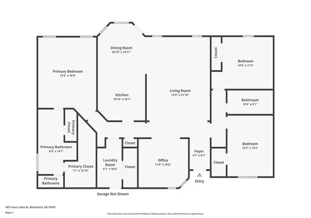 47th image of 1621 Four Lakes Dr, Blanchard, OK 73010 | MLS# 1234568