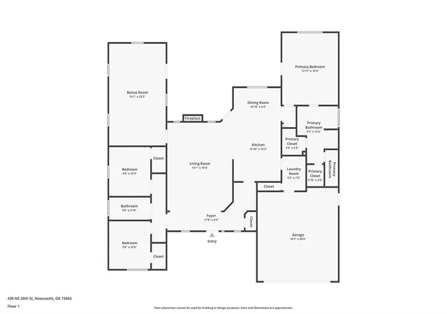 43rd image of 439 Ne 20th St, Newcastle, OK 73065 | MLS# 1235282