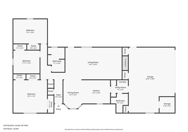Homes for sale in Cordell, OK | 123 W Quail Dr, Cordell, OK 73632 | MLS# 1237470