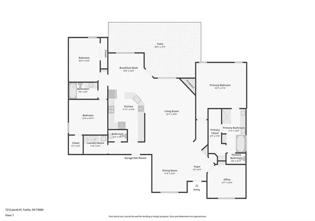 42nd image of 7212 Jacob Pl, Tuttle, OK 73089 | MLS# 1238896