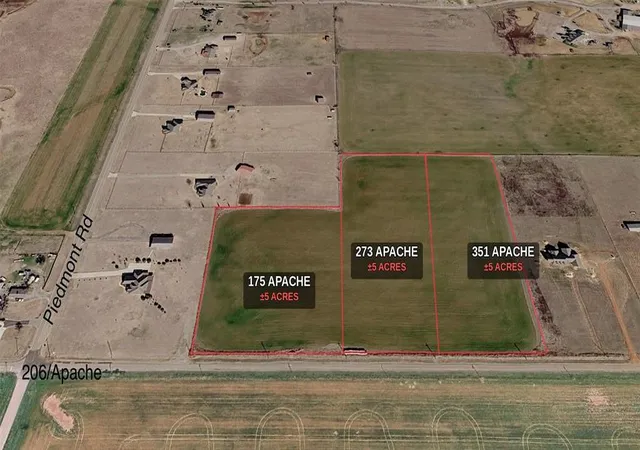 Photo 2 of Land for sale at 273 Apache, Piedmont, OK 73078 | MLS# 1239219 | Listing updated on 2026-07-15