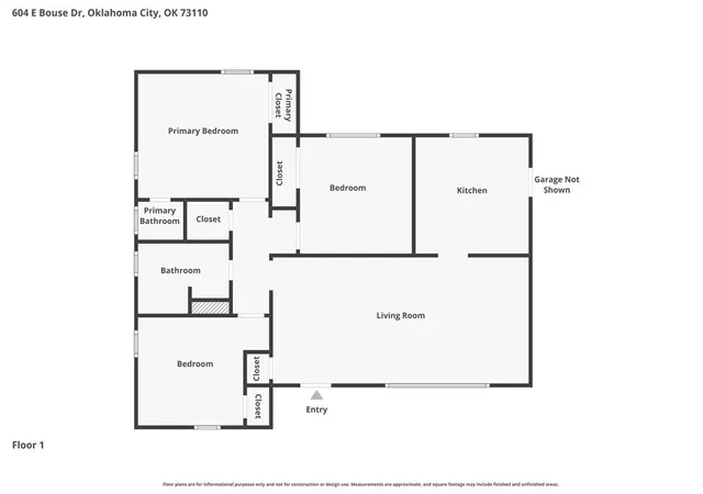 Homes for sale in Midwest City, OK | 604 E Bouse Dr, Midwest City, OK 73110 | MLS# 1239366