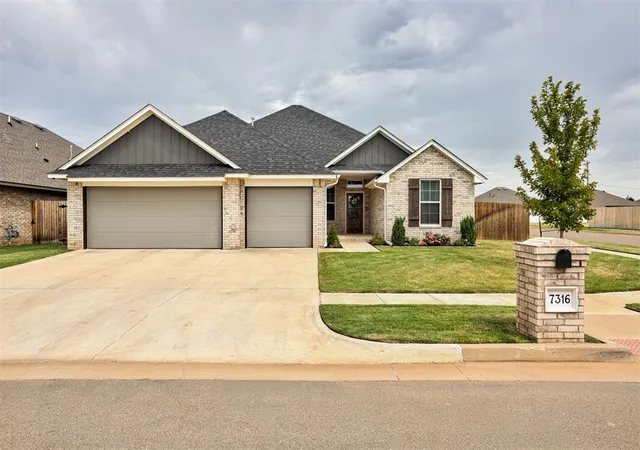 Photo 1 of Single family home for sale at 7316 Elaine St, Yukon, OK 73099 | MLS# 1239997 | Listing updated on 2026-09-22
