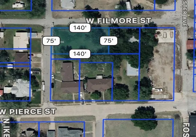 Photo 2 of Land for sale at 227 W Pierce St, Mangum, OK 73554 | MLS# 1241123 | Listing updated on 2026-07-25