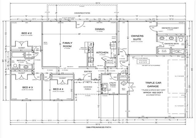 Photo 3 of Single family home for sale at 1986 Preakness Path, Blanchard, OK 73010 | MLS# 1241270 | Listing updated on 2026-10-08