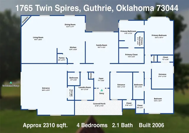 50th image of 1765 Twin Spires Trl, Guthrie, OK 73044 | MLS# 1242631