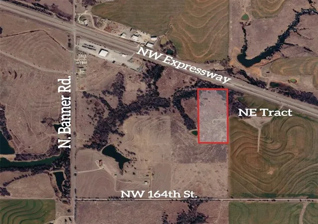 1st image of Nw Nw Expressway & Nw 164th St St #Northeast 15 Acres, Yukon, OK 73099 | MLS# 1243628
