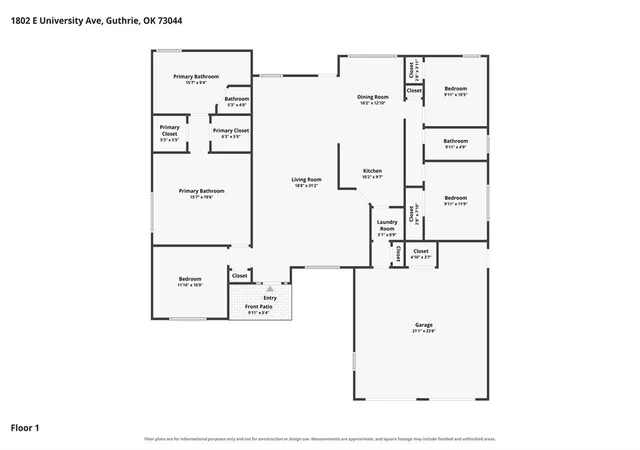 45th image of 1802 E University Ave, Guthrie, OK 73044 | MLS# 1245007