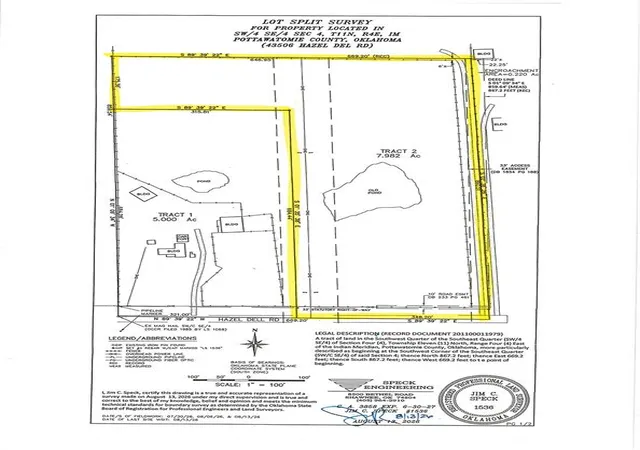 Photo 2 of Land for sale at 000 Hazel Dell   8 Acres Rd, Shawnee, OK 74855 | MLS# 1245774 | Listing updated on 2026-09-21