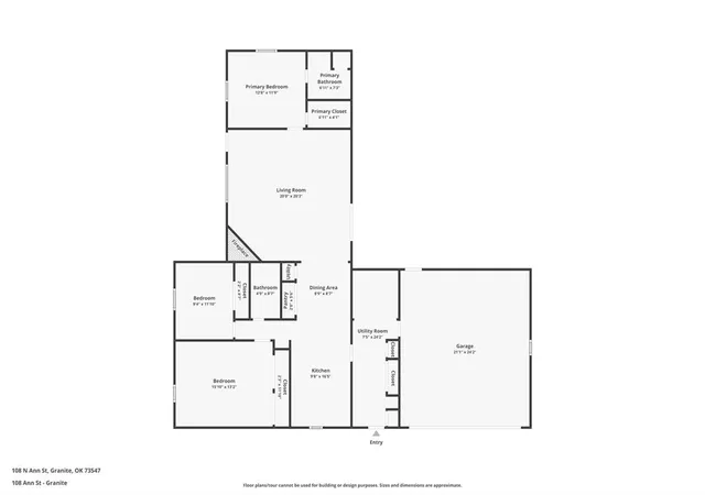 Photo 2 of Sale Pending at 108 N Ann St, Granite, OK 73547 | MLS# 1246182 | Listing updated on 2026-08-31