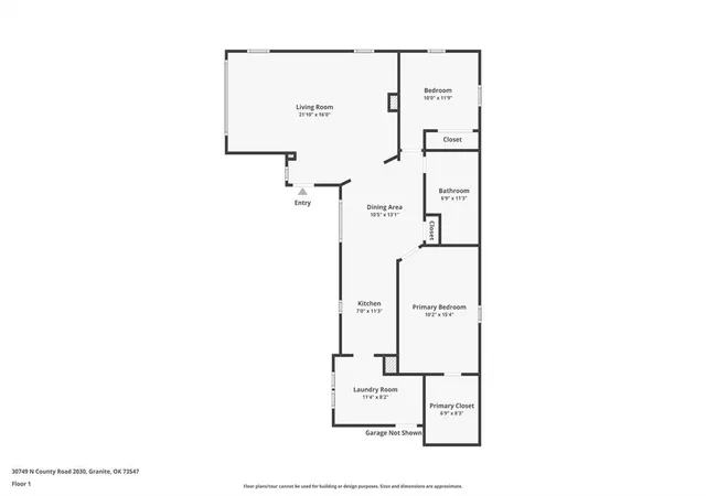Photo 3 of Single family home for sale at 30749 N County Rd 2030, Granite, OK 73547 | MLS# 1246189 | Listing updated on 2026-09-02