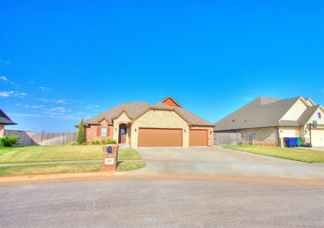 Photo 1 of Single family home for sale at 401 Carlow Wy, Yukon, OK 73099 | MLS# 1246627 | Listing updated on 2026-09-12