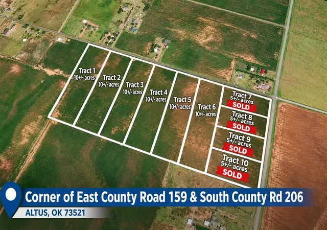 Photo 2 of Land for sale at 02 E County Rd 159 Racetrack, Altus, OK 73521 | MLS# 1248099 | Listing updated on 2026-09-08