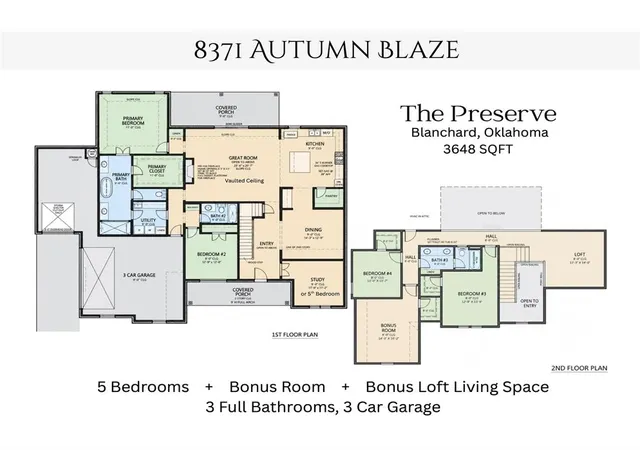 Photo 2 of Single family home for sale at 8371 Autumn Blaze Dr, Blanchard, OK 73010 | MLS# 1248785 | Listing updated on 2026-09-13