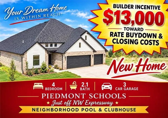 Single family home for sale at 14401 Village Trl, Piedmont, OK 73078 | MLS# 1249176
