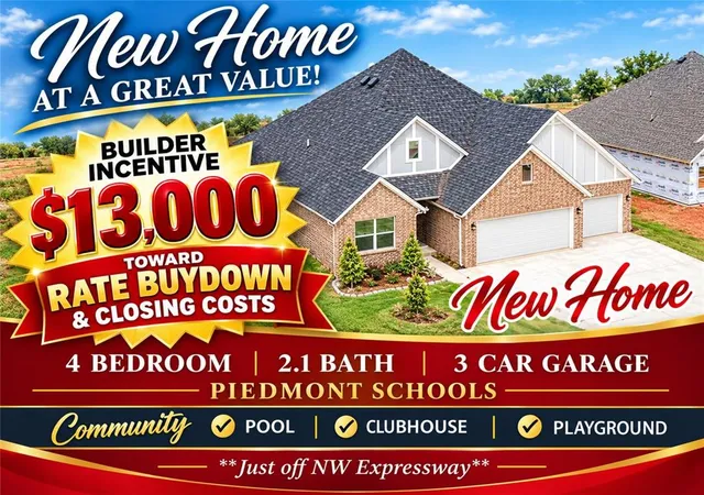 Single family home for sale at 14313 Village Trl, Piedmont, OK 73078 | MLS# 1249179