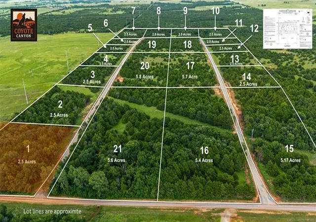 Photo 1 of Land for sale at 1 Wylie Way, Agra, OK 74824 | MLS# 1249410 | Listing updated on 2026-09-17