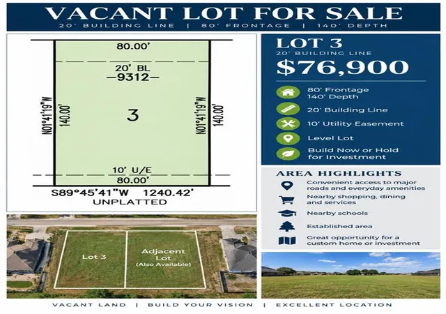 Photo 2 of Land for sale at 9312 Sw 35th Street, Oklahoma City, OK 73179 | MLS# 1250323 | Listing updated on 2026-09-22