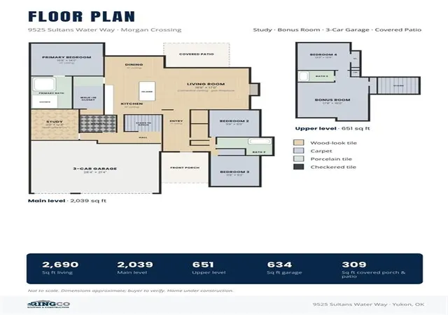 Photo 3 of Single family home for sale at 9525 Sultans Water Way, Yukon, OK 73099 | MLS# 1250848 | Listing updated on 2026-10-08