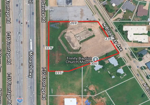 Photo 2 of Land for sale at 1711 N Broadway Ave, Moore, OK 73160 | MLS# 1250953 | Listing updated on 2026-10-05
