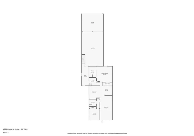 Photo 1 of Single family home for sale at 423 N Lowe St, Hobart, OK 73651 | MLS# 1251044 | Listing updated on 2026-09-26