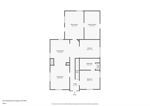 Photo 1 of Single family home for sale at 421 N Kentucky Ave, Mangum, OK 73554 | MLS# 1252149 | Listing updated on 2026-10-18