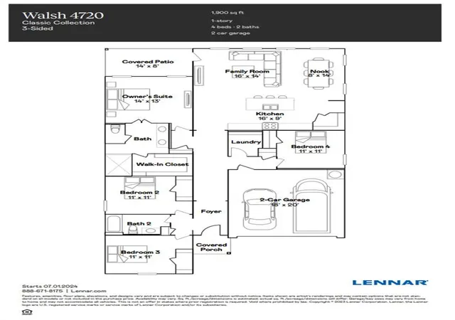 Photo 2 of Single family home for sale at 1904 Ponderosa Pine Ln, Oklahoma City, OK 73128 | MLS# 1252980 | Listing updated on 2026-10-09